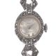 LADY'S TEMPO SILVER & MARCASITE COCKTAIL WATCH at Ross's Online Art Auctions